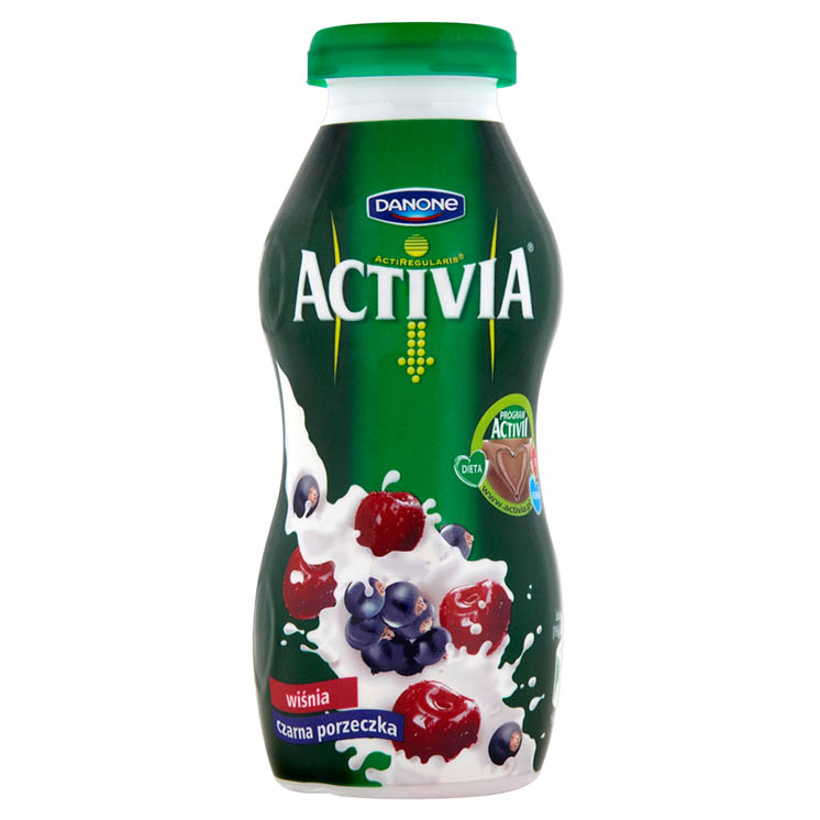 Activia wiśnia czarna porzeczka Jogurt