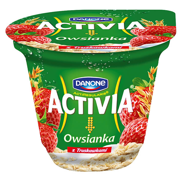 Activia Owsianka z truskawkami