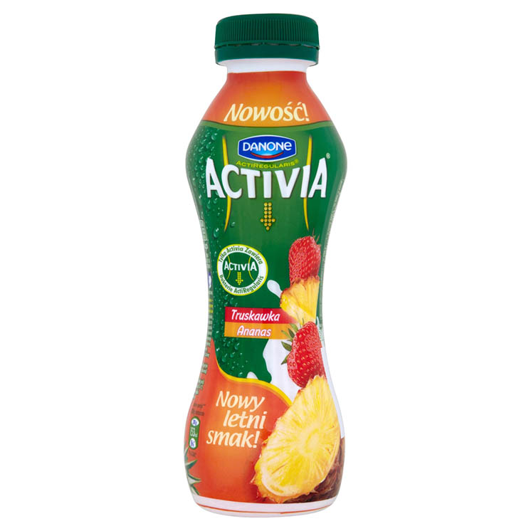 Activia Truskawka Ananas Jogurt