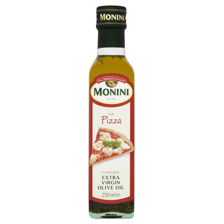 Aromatyzowana oliwa z oliwek extra vergine o ziołowym smaku do pizzy