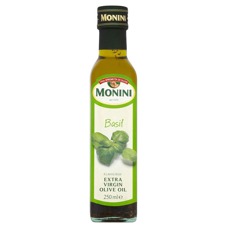 Aromatyzowana oliwa z oliwek extra vergine o smaku bazylii