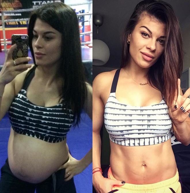 Trenerka fitness Natalia Gacka przed porodem i 6 miesięcy po. TAK ZMIENIŁO SIĘ JEJ CIAŁO