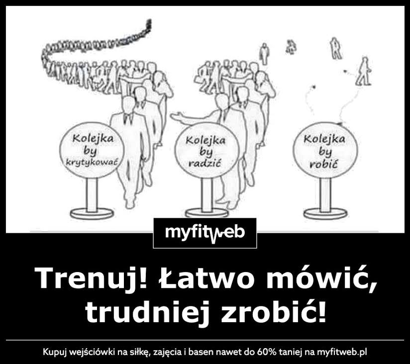 Motywujące memy. Motywujące cytaty. Motywatory do treningu i ćwiczeń