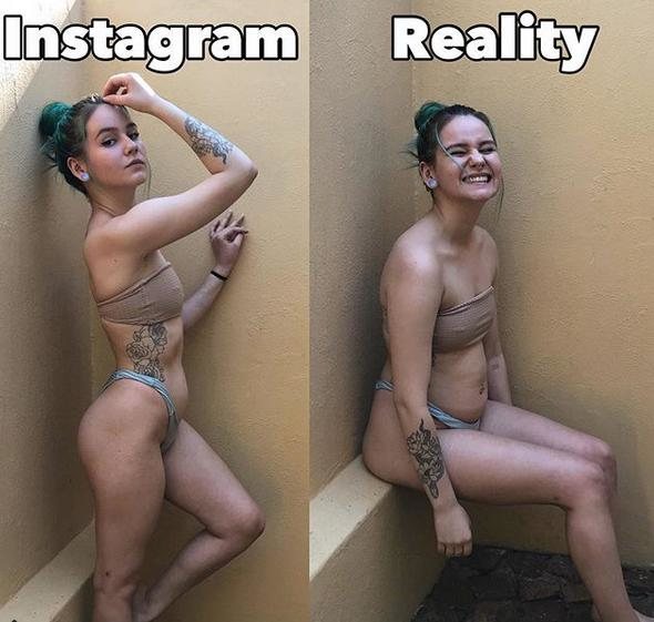 Instagram kontra rzeczywistość. Ta blogerka pokazuje prawdę!