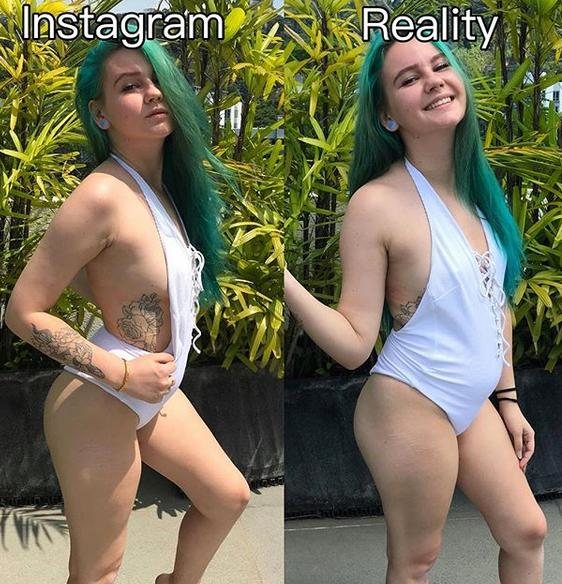 Instagram kontra rzeczywistość. Ta blogerka pokazuje prawdę!